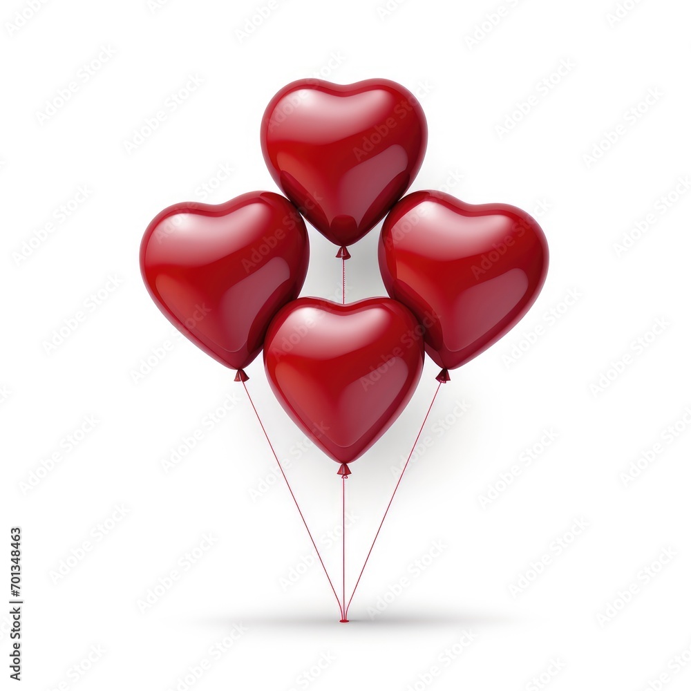 Balloons flying in the shape of a heart. Romantic background for Valentine's Day. Balloons flying in the shape of a heart. Romantic background for Valentine's Day.