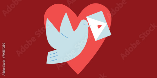 Creative concept of Happy Valentines Day cards set. Design with hearts and people . Templates for celebration, ads, branding, banner, cover, label, poster, sales