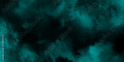 Mint smoke texture on black. Freeze motion of dust splash Abstract background of chaotically mixing puffs of smoke on a dark mint particles explosion on black background graphics pattern lines