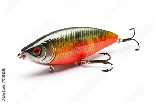 Fishing lure isolated on white