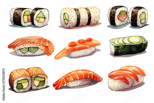 Background food rice tuna meal salmon sushi seafood japan seaweed japanese asian fish
