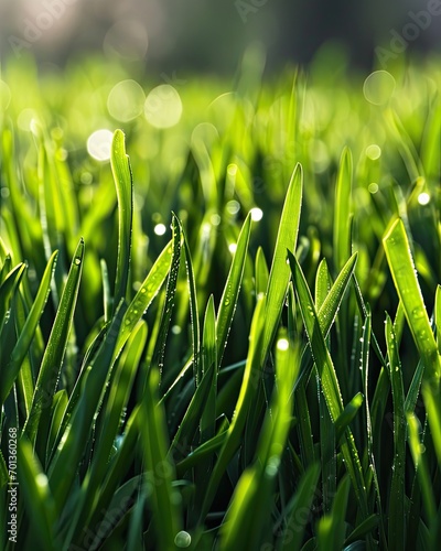 Close up of fresh green grass