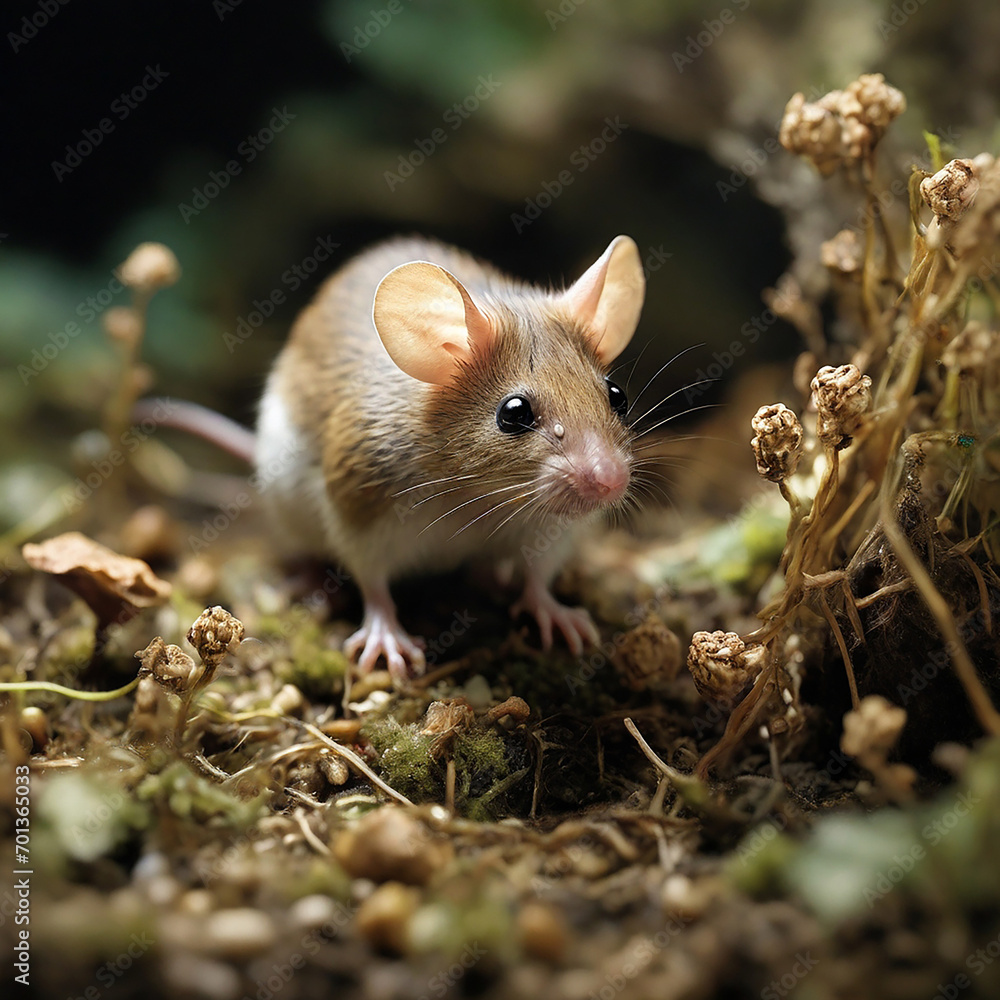 A Mice Microscopic Journey into Resilience and Intricacy ai generated A Mice Microscopic Journey into Resilience and Intricacy ai generated