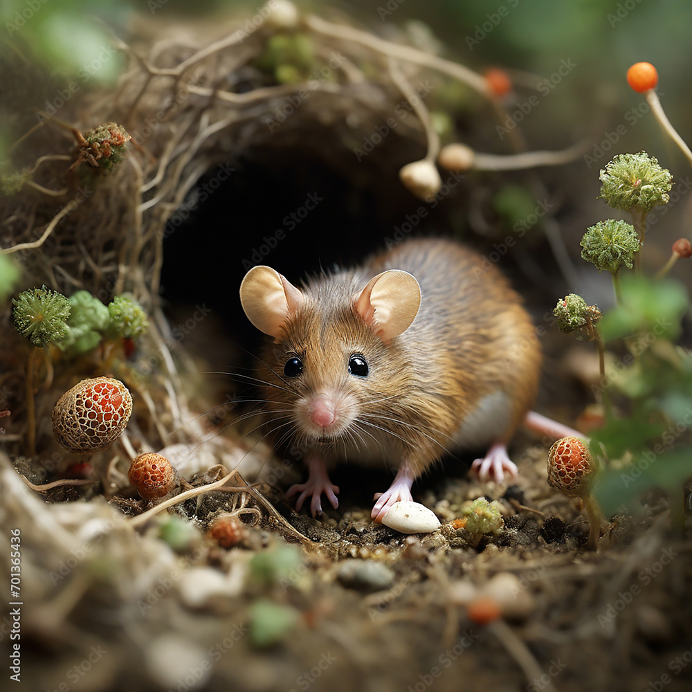 A Mice Microscopic Journey into Resilience and Intricacy ai generated A Mice Microscopic Journey into Resilience and Intricacy ai generated