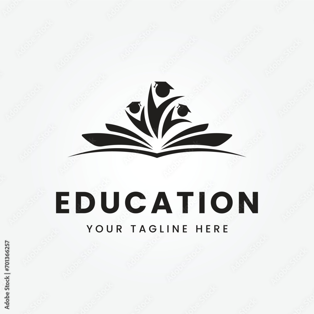 education logo icon design, vector illustration education logo icon design, vector illustration