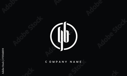 YB, BY, Y, B Abstract Letters Logo Monogram
