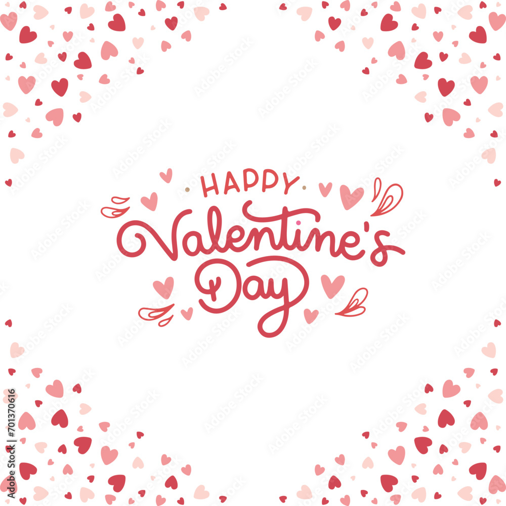 happy valentines day background, vector