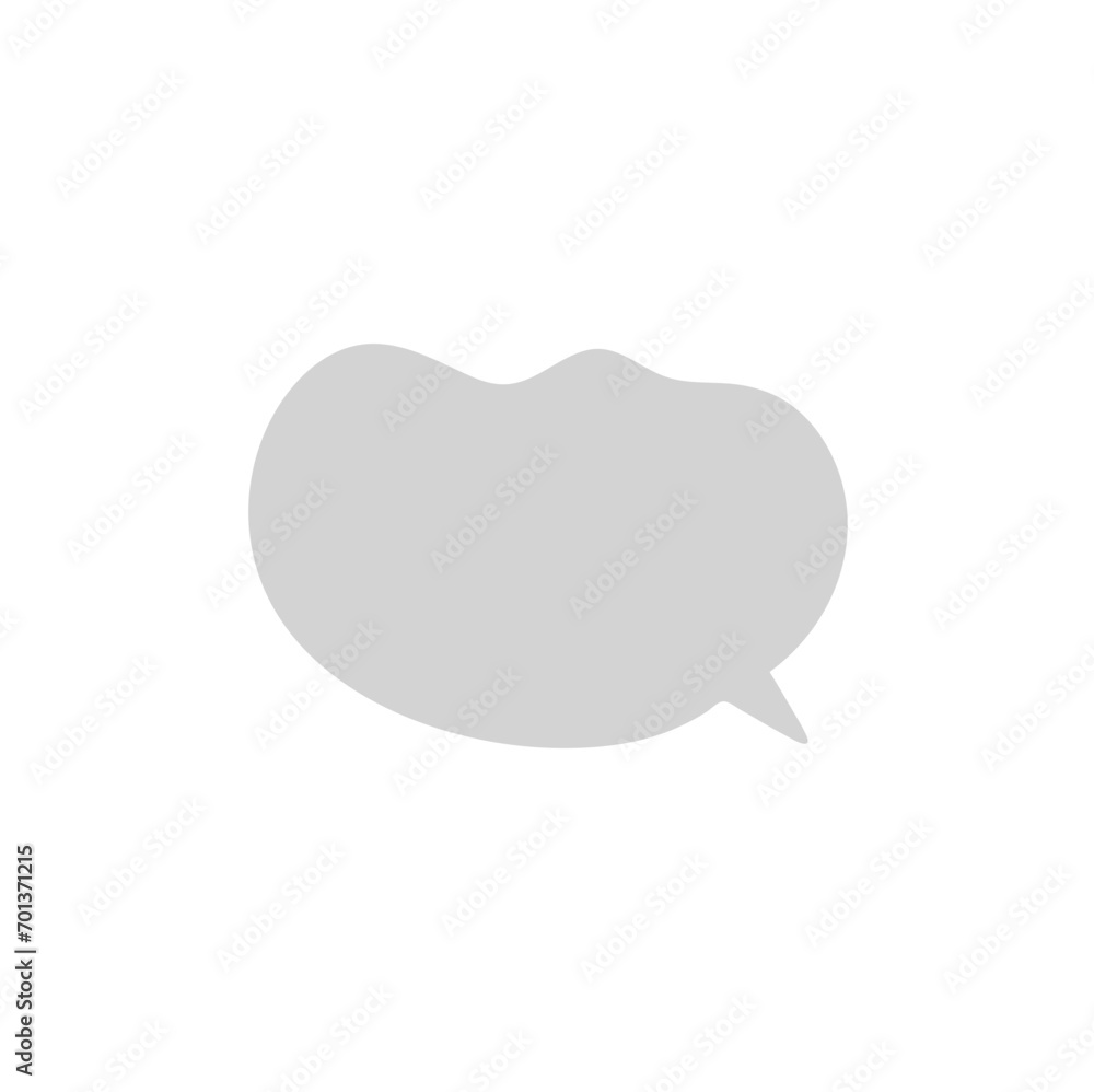 speech bubble in flat design speech bubble in flat design