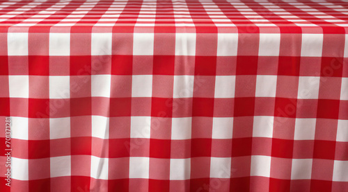 Fabric pattern picnic white red design seamless material background tablecloth retro textile abstract plaid