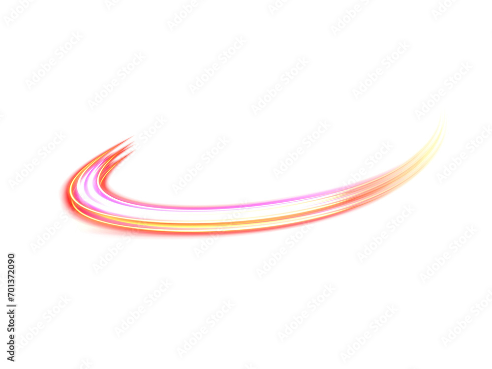 transparent red sparkling light line element transparent red sparkling light line element