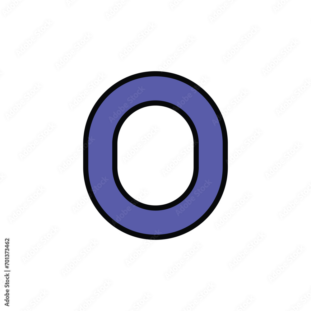 0 icon design with white background stock illustration 0 icon design with white background stock illustration