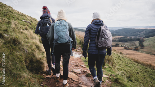 hiking in the mountains, Brecon Beacons