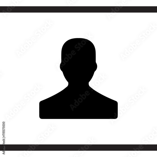 User icon vector. Profile symbol in trendy flat style. Profile vector icon illustration isolated on white background