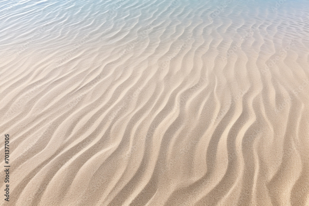 A very beautiful beach with light sand and a paradisiacal beach sea A very beautiful beach with light sand and a paradisiacal beach sea