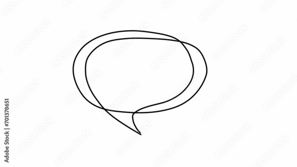 animated continuous single line drawing of Q and A in speech bubbles, questions and answers concept line art animation. animated continuous single line drawing of Q and A in speech bubbles, questions and answers concept line art animation.