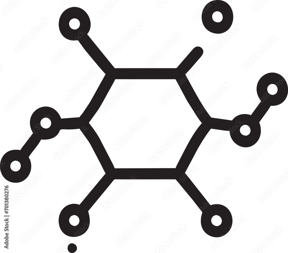 molecule, pictogram