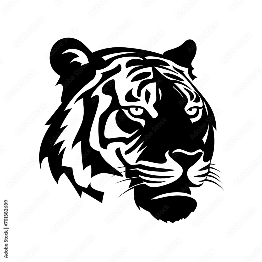 head of tiger head of tiger