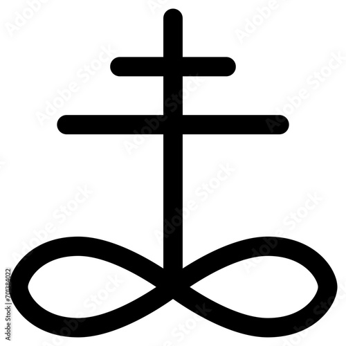 Phosphorus icon in outline style. Simple chemical symbol vector illustration — pixel-perfect icon.