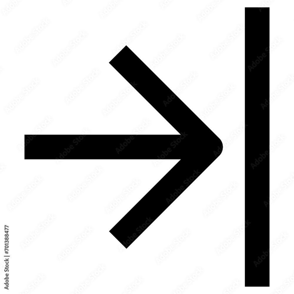 Sign in arrow icon in outline style. Simple arrow right symbol vector — pixel-perfect icon. Sign in arrow icon in outline style. Simple arrow right symbol vector — pixel-perfect icon.