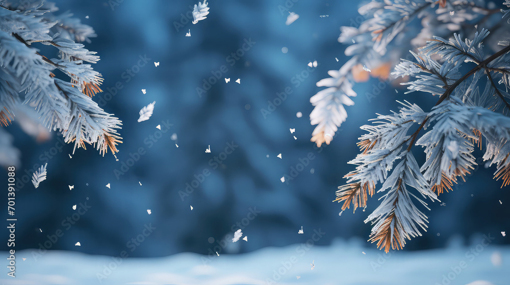 Christmas Tree on natural blur background Christmas Tree on natural blur background