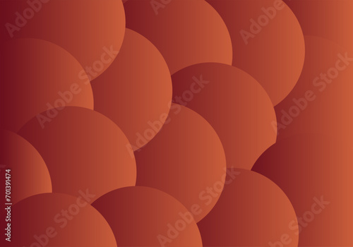 Fondo de círculos rojos superpuestos y en sombra. photo