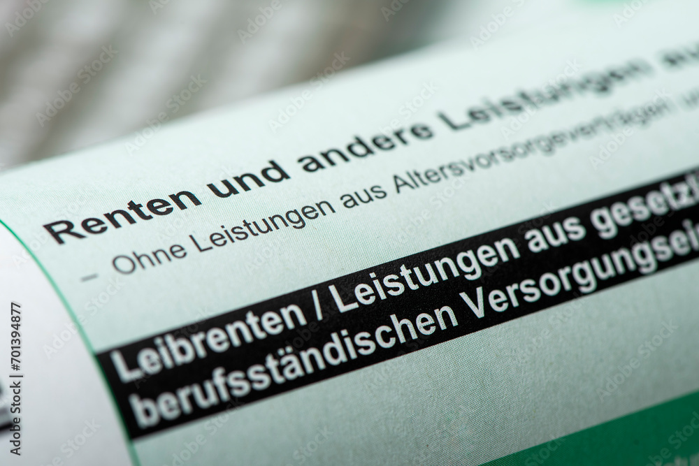 Steuererklärung für Finanzamt mit Formular Steuererklärung für Finanzamt mit Formular