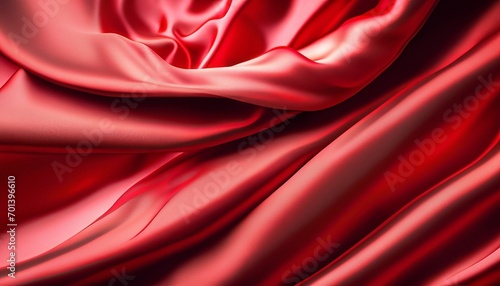 red shiny satin suitable as a background or cover