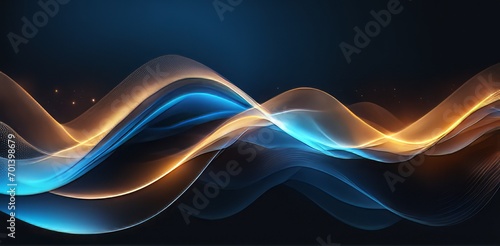 digital business abstract wave technology background the futuristic realm with this captivating wallpaper, the mesmerizing wave of science , creating a visual network of innovation