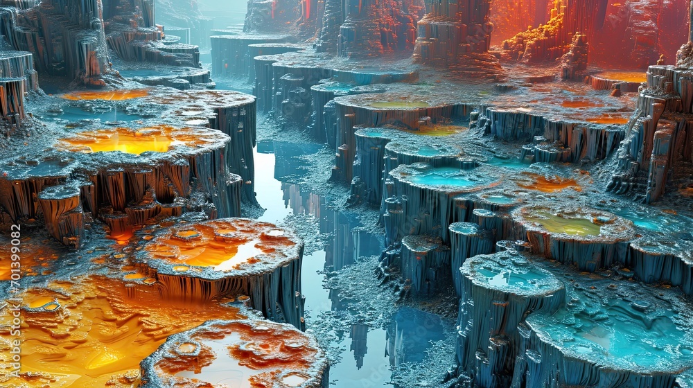 Extrange planet concept. AI Generative Extrange planet concept. AI Generative
