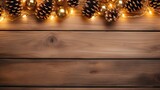 Christmas and New Year with wooden Background and lights, light, Christmas light background, Christmas and New Year light series