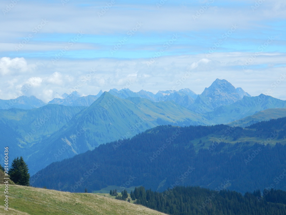 Obraz premium Damuls, Voralberg, Austria