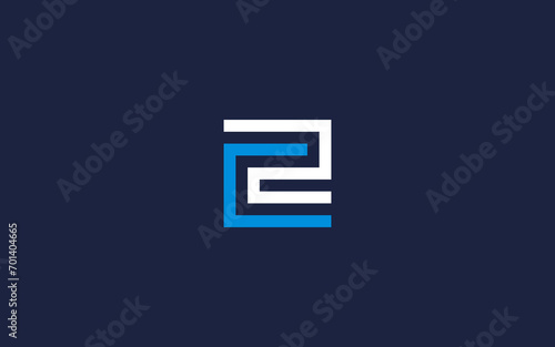 letter cz square logo icon design vector design template inspiration