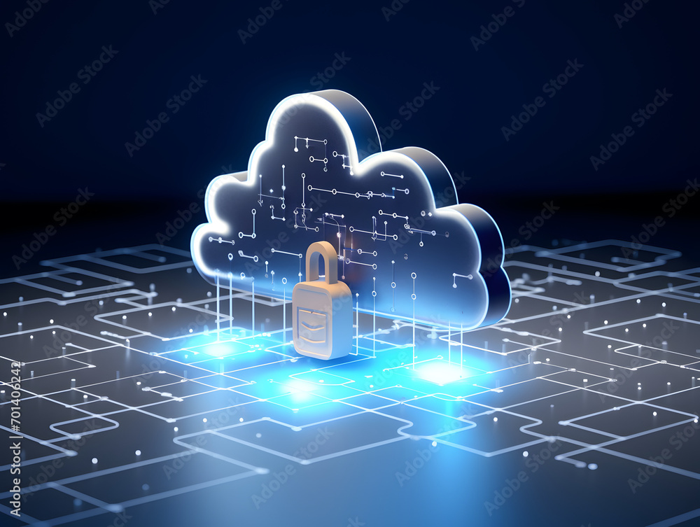 Cloud data storage, cloud computing, data security concept. Cloud data storage, cloud computing, data security concept.