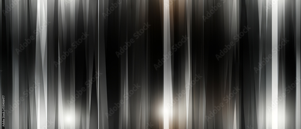 Obraz premium Sleek gradient design with silver and gray stripes.