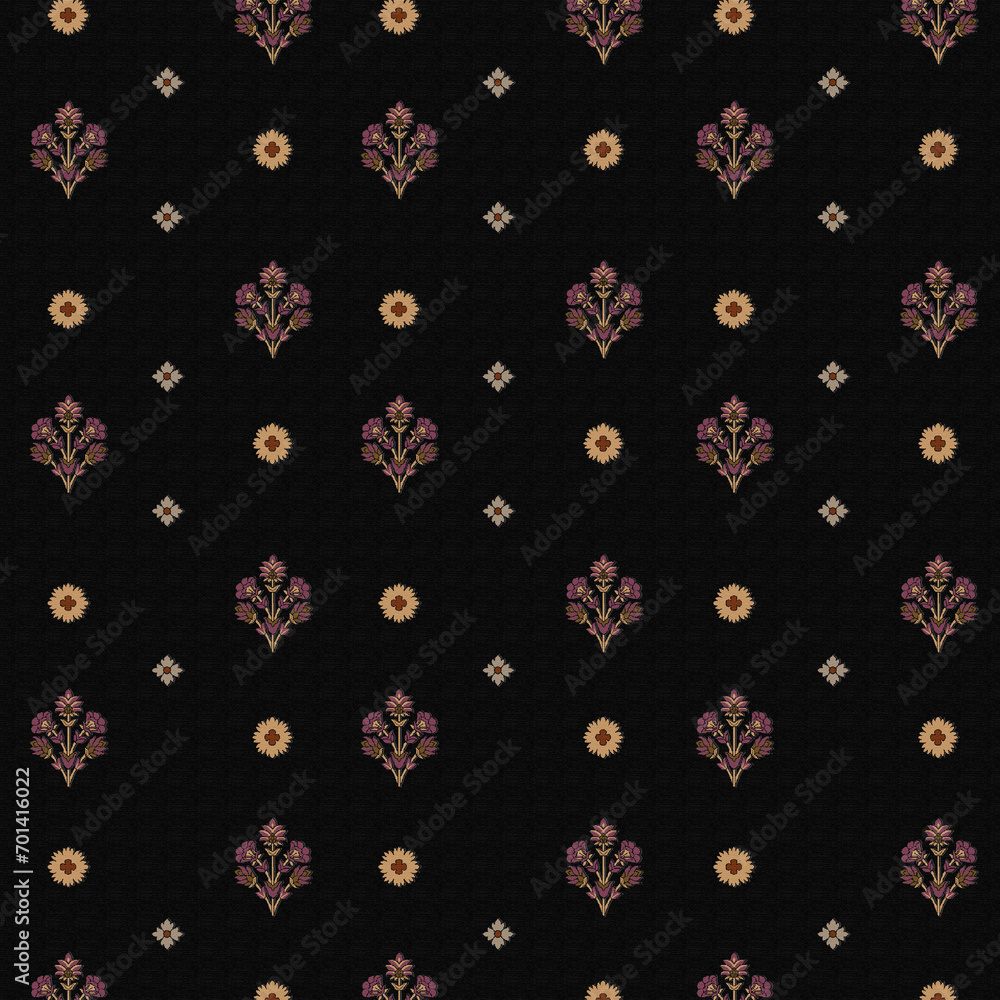 seamless pattern with flowers