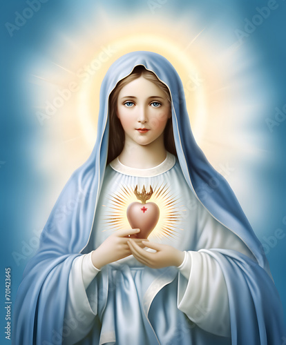 Immaculate heart of virgin Mary, mother of god