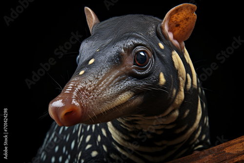 Realistic photography of American Tapir Animal