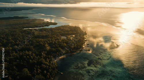 Island Bohol  aerial view