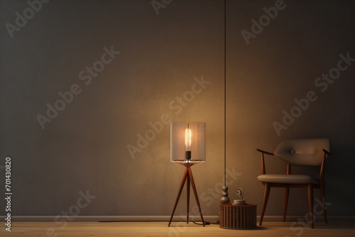 A modern and fancy study lamp in the study room or living room