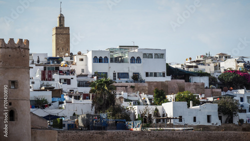 Obraz na plátně The landscape of Rabat, the capital city of Morocco.