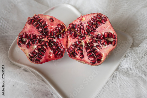fresh pomegranate fruit