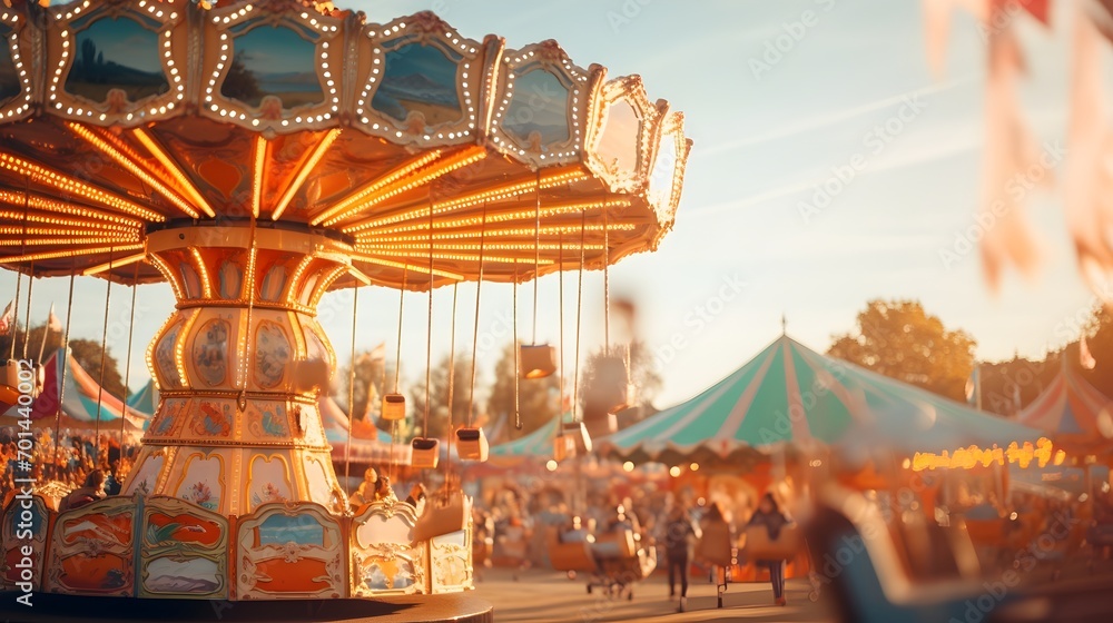 Amusement Park Rides, Thrilling Attractions, Carnival Rides