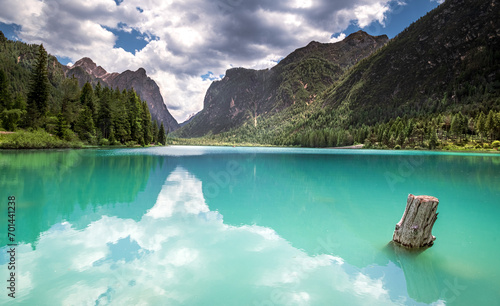 Lake di Dobiacco (Dolomites) photo