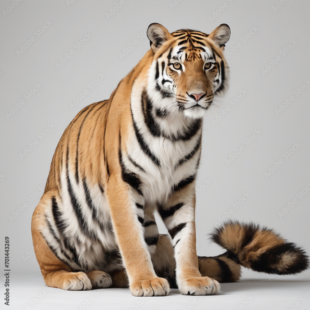 Obraz premium tiger in the studio