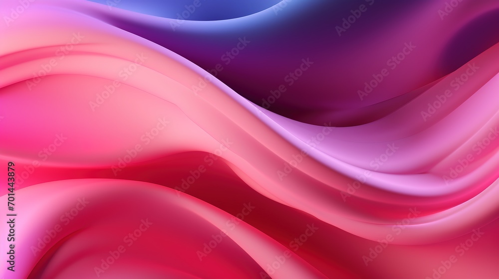 Beautiful Abstract 3D Background with Smooth Silky Shapes. Generative Ai Beautiful Abstract 3D Background with Smooth Silky Shapes. Generative Ai