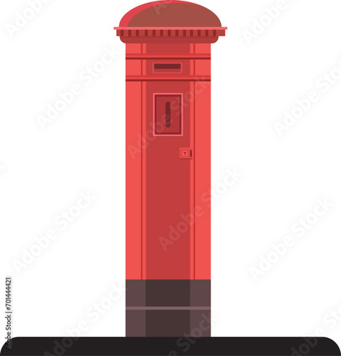 Professionally drawn mailbox illustration on a white background