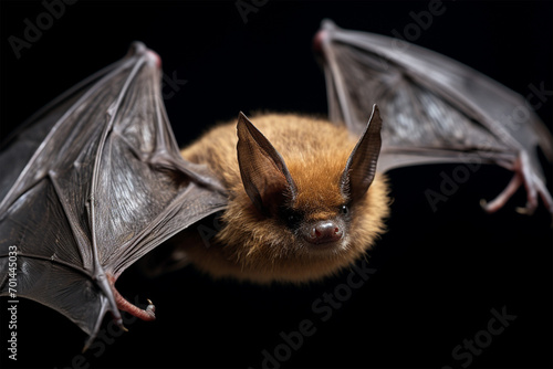 European bat the Nathusius pipistrelle Pipistrellus photo
