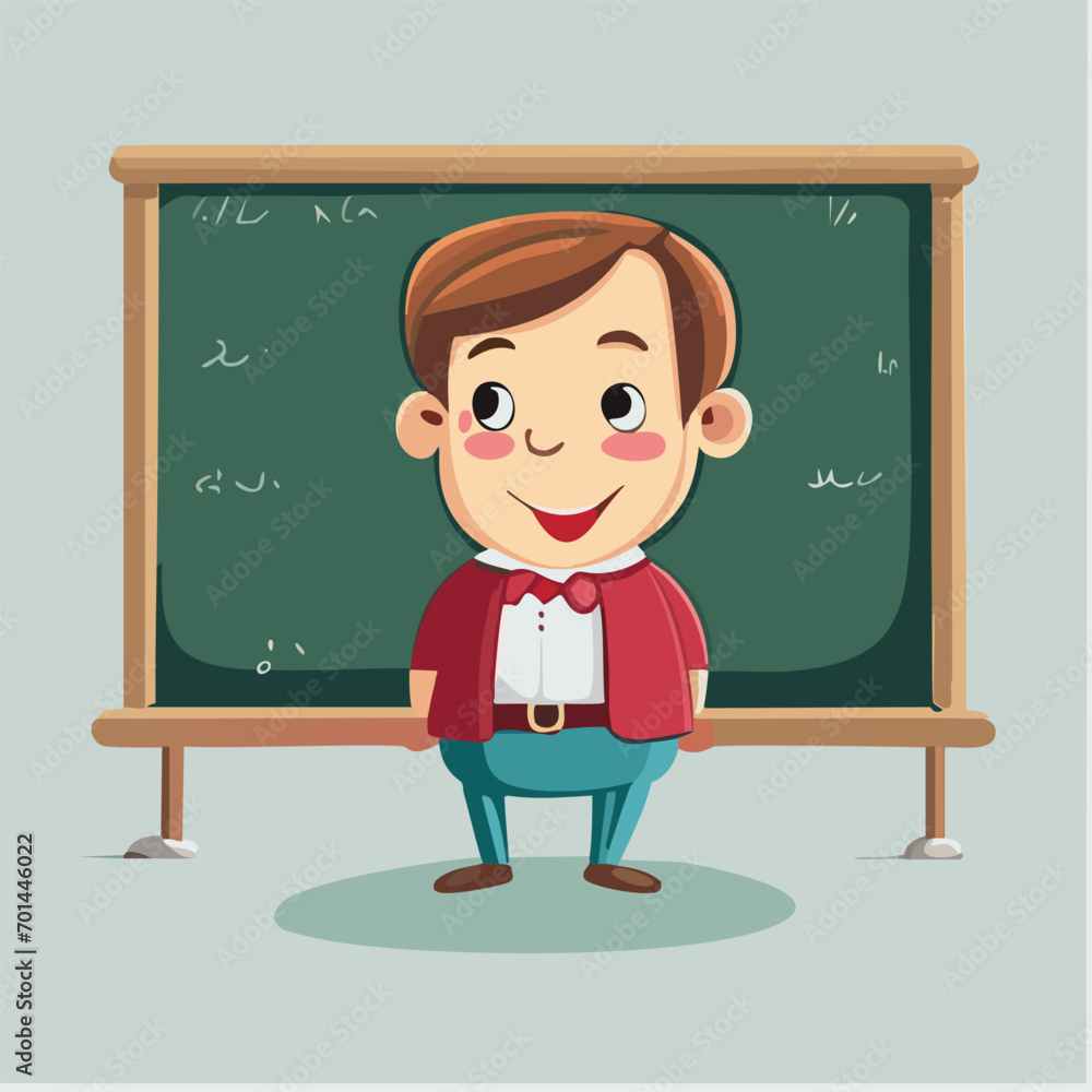 man school teacher bear blackboard, offline education. Back to school, vector man school teacher bear blackboard, offline education. Back to school, vector