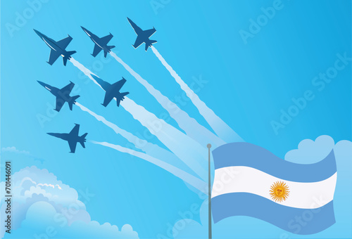 Eagle fighter jet plane taking off during exercise