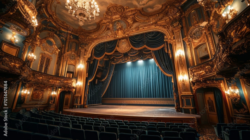 Obraz premium Magnificent Theater Stage